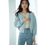 パールビジューボタンレスニットカーディガン | SAISON DE PAPILLON  | 詳細画像52 