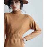 ウエストシェイプタートルネックニットワンピース | SAISON DE PAPILLON  | 詳細画像7