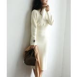 ウエストシェイプタートルネックニットワンピース | SAISON DE PAPILLON  | 詳細画像15