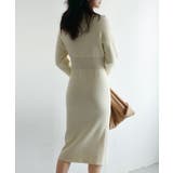 ウエストシェイプタートルネックニットワンピース | SAISON DE PAPILLON  | 詳細画像16