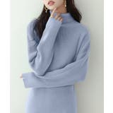 ウエストシェイプタートルネックニットワンピース | SAISON DE PAPILLON  | 詳細画像23