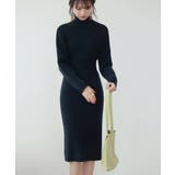 ウエストシェイプタートルネックニットワンピース | SAISON DE PAPILLON  | 詳細画像24