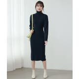 ウエストシェイプタートルネックニットワンピース | SAISON DE PAPILLON  | 詳細画像27