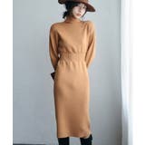 ウエストシェイプタートルネックニットワンピース | SAISON DE PAPILLON  | 詳細画像3