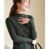 パールボタン付きプチハイネックニットプルオーバー | SAISON DE PAPILLON | 詳細画像40