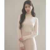 パールボタン付きプチハイネックニットプルオーバー | SAISON DE PAPILLON | 詳細画像44