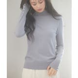 パールボタン付きプチハイネックニットプルオーバー | SAISON DE PAPILLON | 詳細画像47