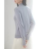 パールボタン付きプチハイネックニットプルオーバー | SAISON DE PAPILLON | 詳細画像48