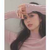 パールボタン付きプチハイネックニットプルオーバー | SAISON DE PAPILLON | 詳細画像58