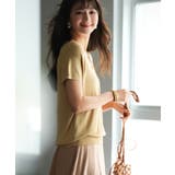 Vネック半袖サマーニットプルオーバー | SAISON DE PAPILLON | 詳細画像62