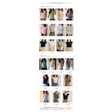 フレンチスリーブリブ切替サマーニットトップス | SAISON DE PAPILLON  | 詳細画像2 