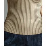 フレンチスリーブリブ切替サマーニットトップス | SAISON DE PAPILLON  | 詳細画像22 