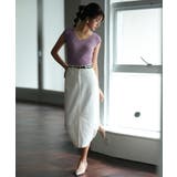 フレンチスリーブリブ切替サマーニットトップス | SAISON DE PAPILLON  | 詳細画像70 