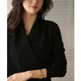 授乳もオフィスも両立カシュクールネックニットトップス | SAISON DE PAPILLON  | 詳細画像11 