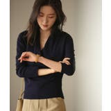 授乳もオフィスも両立カシュクールネックニットトップス | SAISON DE PAPILLON  | 詳細画像16 