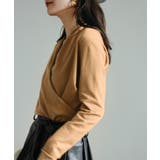 授乳もオフィスも両立カシュクールネックニットトップス | SAISON DE PAPILLON  | 詳細画像18 