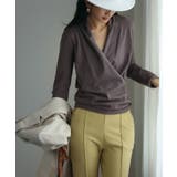 授乳もオフィスも両立カシュクールネックニットトップス | SAISON DE PAPILLON  | 詳細画像31 