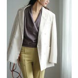 授乳もオフィスも両立カシュクールネックニットトップス | SAISON DE PAPILLON  | 詳細画像35 