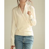 授乳もオフィスも両立カシュクールネックニットトップス | SAISON DE PAPILLON  | 詳細画像41 