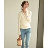 授乳もオフィスも両立カシュクールネックニットトップス | SAISON DE PAPILLON  | 詳細画像45 