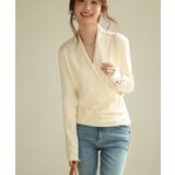 授乳もオフィスも両立カシュクールネックニットトップス | SAISON DE PAPILLON  | 詳細画像48 