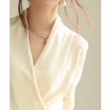 授乳もオフィスも両立カシュクールネックニットトップス | SAISON DE PAPILLON  | 詳細画像51 