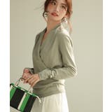 授乳もオフィスも両立カシュクールネックニットトップス | SAISON DE PAPILLON  | 詳細画像52 