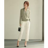 授乳もオフィスも両立カシュクールネックニットトップス | SAISON DE PAPILLON  | 詳細画像54 