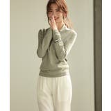 授乳もオフィスも両立カシュクールネックニットトップス | SAISON DE PAPILLON  | 詳細画像57 
