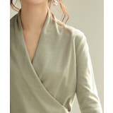 授乳もオフィスも両立カシュクールネックニットトップス | SAISON DE PAPILLON  | 詳細画像58 