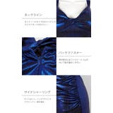 ボディコンミニワンピース キャバドレス 光沢素材 | 3uers | 詳細画像3 