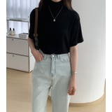 ハイネック 半袖 Tシャツ | 3uers | 詳細画像14