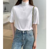ハイネック 半袖 Tシャツ | 3uers | 詳細画像20