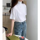 ハイネック 半袖 Tシャツ | 3uers | 詳細画像23