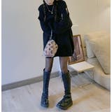 リボンモチーフ ビッグシルエット ニット トップス レディース | 3uers | 詳細画像22
