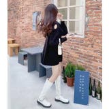リボンモチーフ ビッグシルエット ニット トップス レディース | 3uers | 詳細画像29