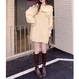 リボンモチーフ ビッグシルエット ニット トップス レディース | 3uers | 詳細画像5