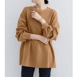 ボーダー ロングTシャツ ぽわん袖 | 3uers | 詳細画像40