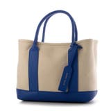 ブルー | カシュカシュ cachecache / パーテーションキャンバストートバッグ | UNBILLION