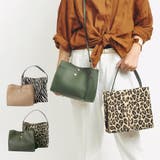 カシュカシュ / アニマル柄ヒネリハンドルインバッグセットトート | UNBILLION | 詳細画像1 