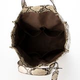 カシュカシュ cachecache / パイソン柄手提げトート | UNBILLION | 詳細画像4
