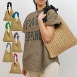 カシュカシュ cachecache / フリルワンハンドルペーパー手編みトート | UNBILLION | 詳細画像1 