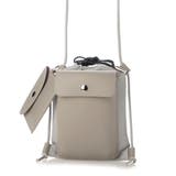 グレー | カシュカシュ cachecache / スマホポケット付き巾着ショルダーバッグ | UNBILLION