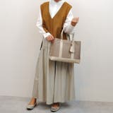 カシュカシュ / ショルダー付きパーテーションキャンバストートL | UNBILLION | 詳細画像40