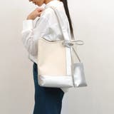 カシュカシュ / スマホショルダー付きワンハンドルパーテーショントートバッグ | UNBILLION | 詳細画像14 