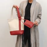 カシュカシュ / スマホショルダー付きワンハンドルパーテーショントートバッグ | UNBILLION | 詳細画像17 