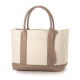 オークミックス | カシュカシュ / ショルダー付きパーテーション合成皮革トート | UNBILLION