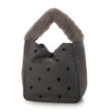 カシュカシュ cachecache / エコファーワンハンドルドット刺繍トート | UNBILLION | 詳細画像8 