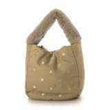 カシュカシュ cachecache / エコファーワンハンドルドット刺繍トート | UNBILLION | 詳細画像2 