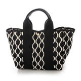 ブラック | カシュカシュ / 柄アソートジャガード2wayトートバッグ | UNBILLION